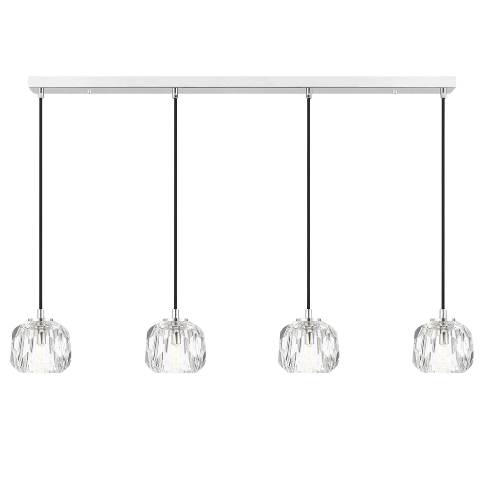 Telbix Zaha 4 Pendant Chrome - Image 3