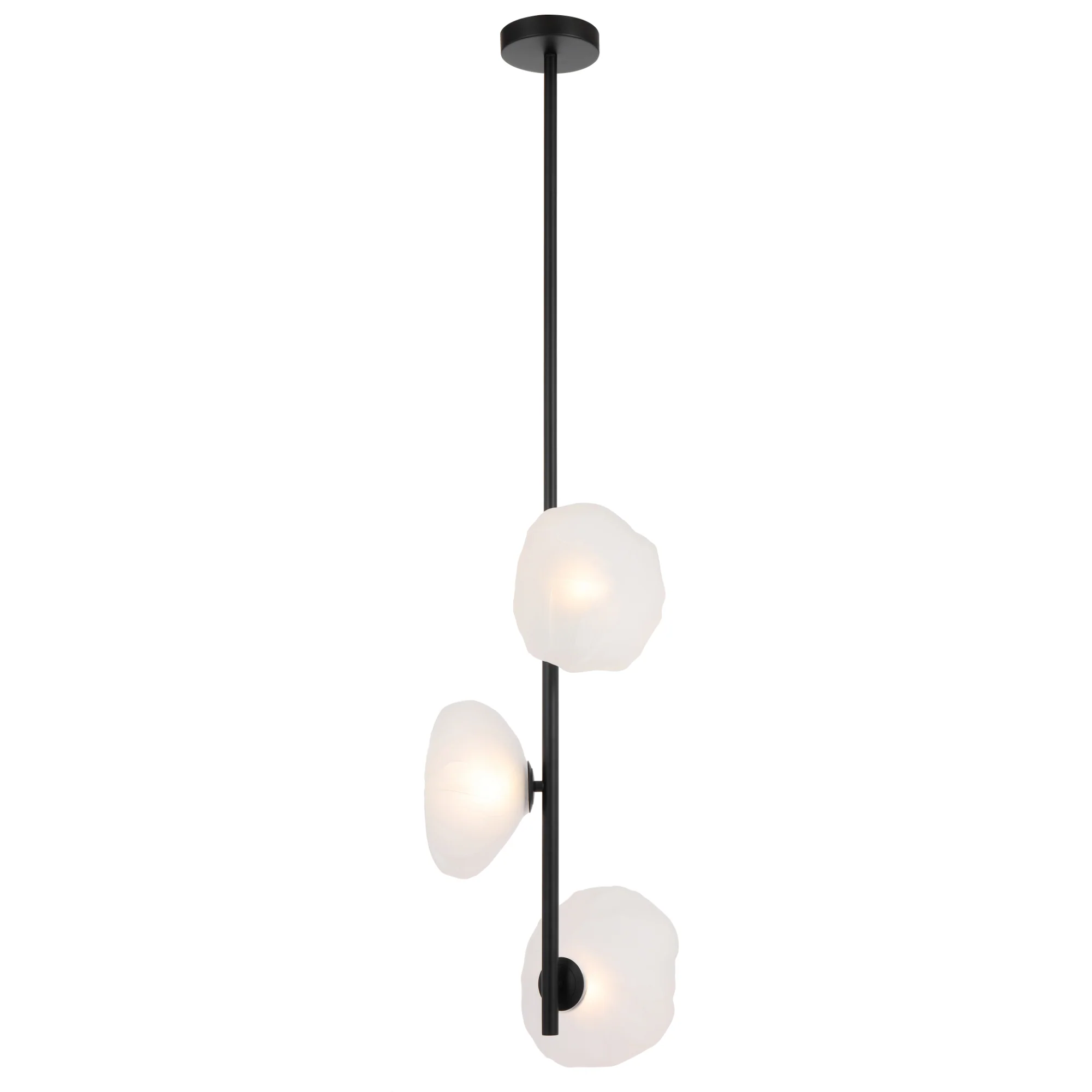 Telbix Zecca 3 Light Vertical Pendant Black - Image 4