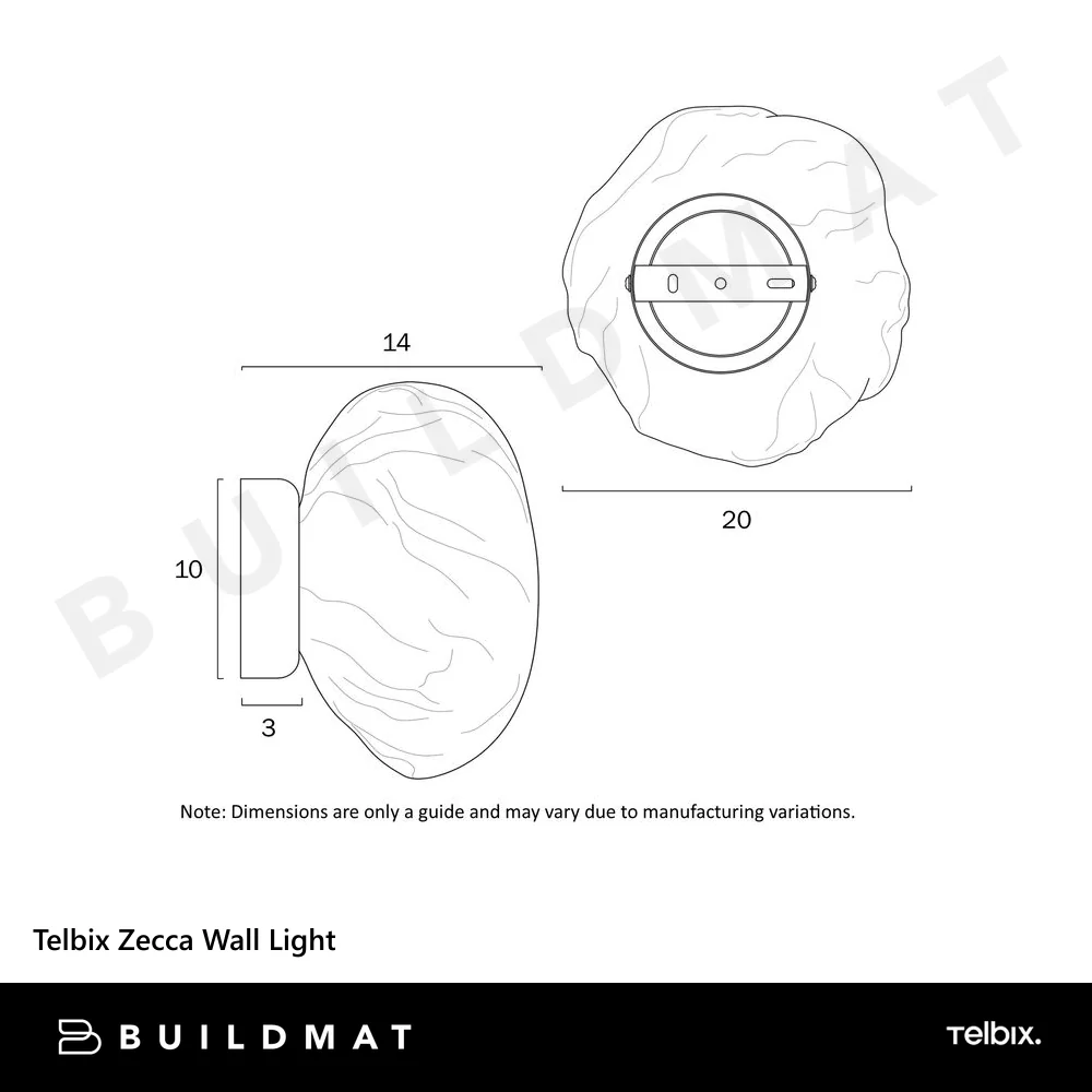 Telbix Zecca Wall Light Black - Image 6