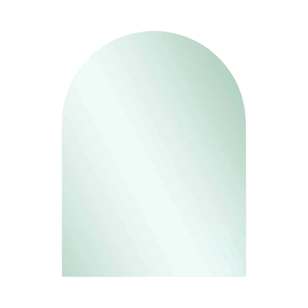 Thermogroup Ablaze Aspen Polished Edge Arch Mirror 750x1000mm with Demister