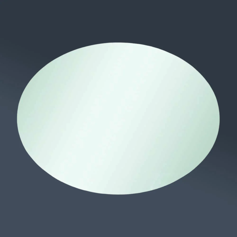 Thermogroup Ablaze Cody Polished Edge Oval Mirror 600x800mm with Demister - Image 2
