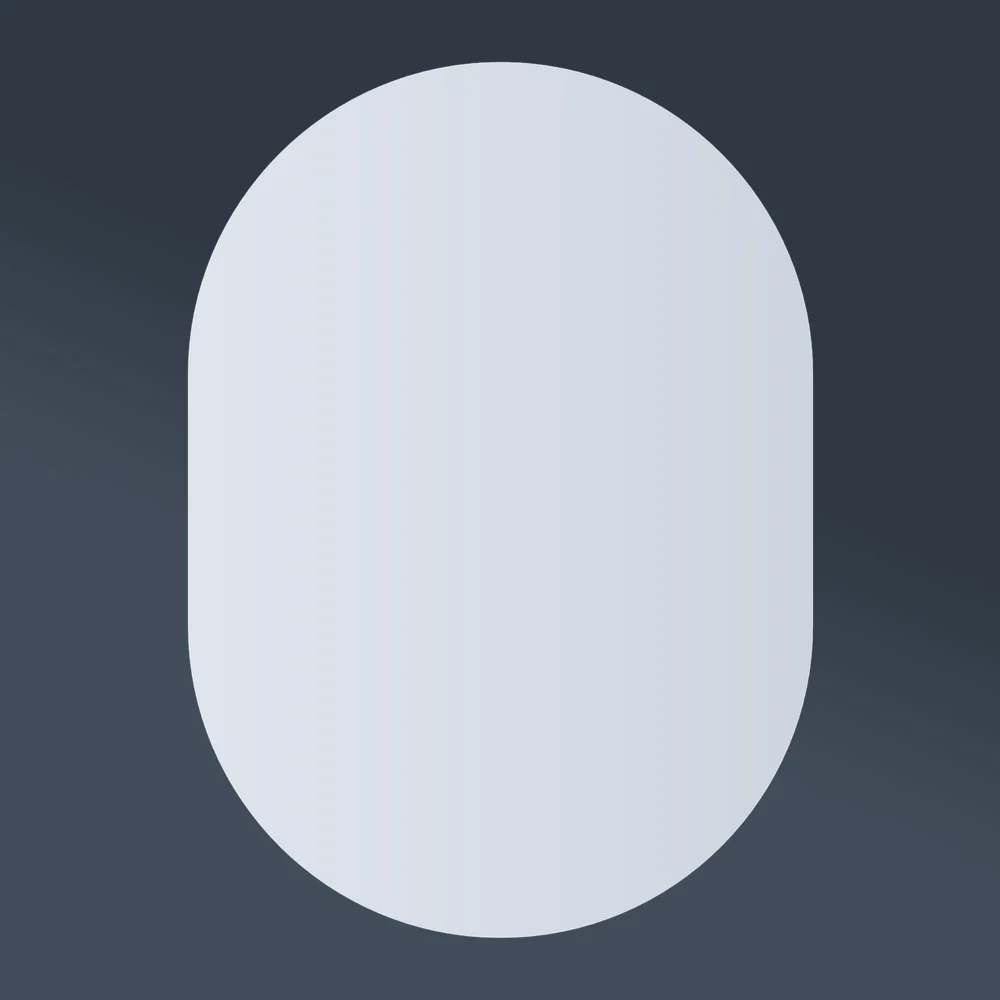Thermogroup Ablaze Duke Polished Edge Pill Mirror 500x700mm with Demister - Image 2