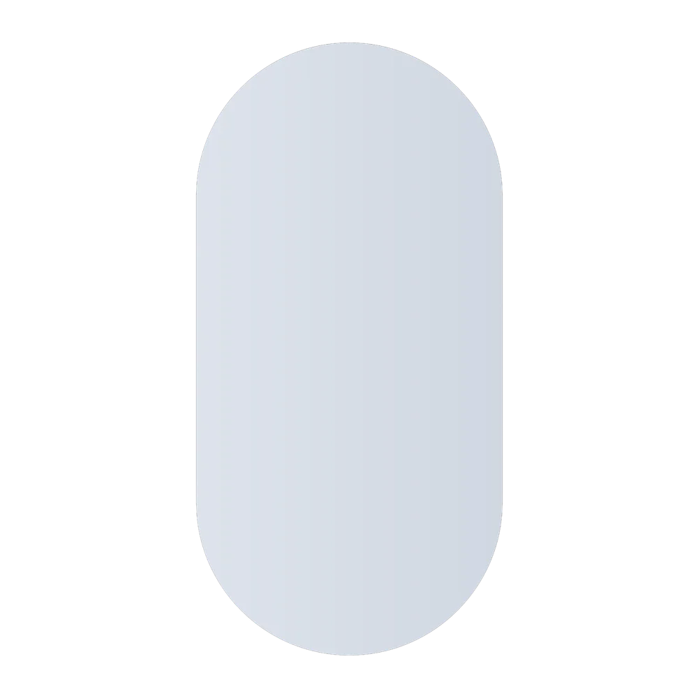 Thermogroup Ablaze Duke Polished Edge Pill Mirror 600x1200mm - Image 6