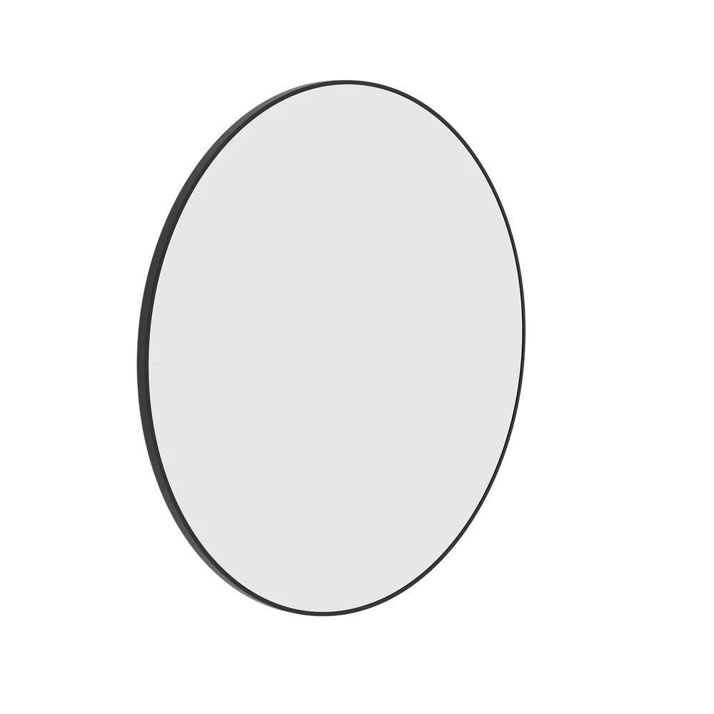 Thermogroup Ablaze Georgia Round Framed Mirror 900mm Black - Image 3