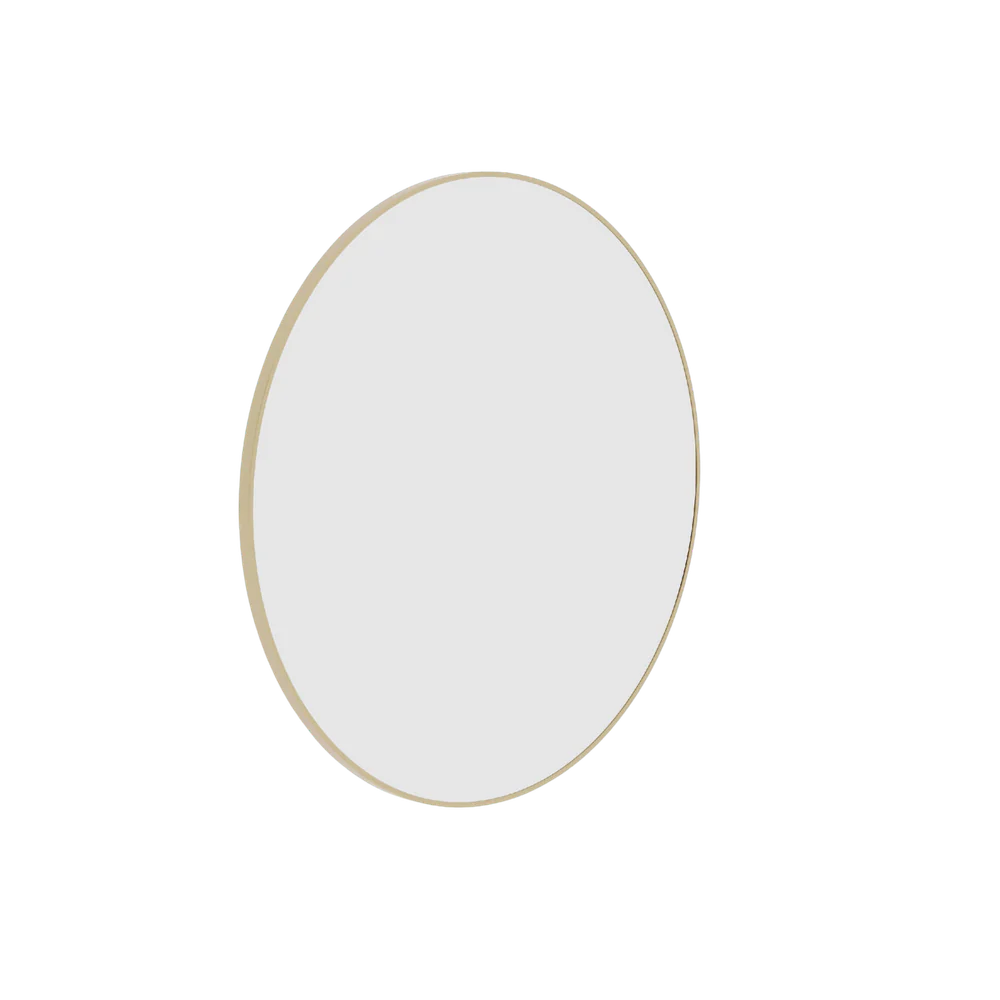 Thermogroup Ablaze Georgia Round Framed Mirror 900mm Gold with Demister - Image 3