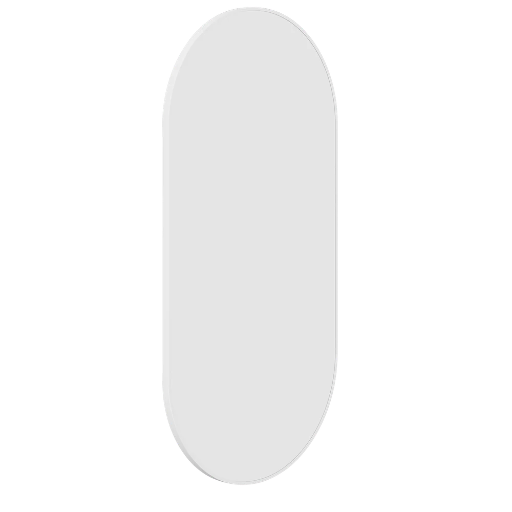 Thermogroup Ablaze Havana Pill Framed Mirror 500x1000mm White