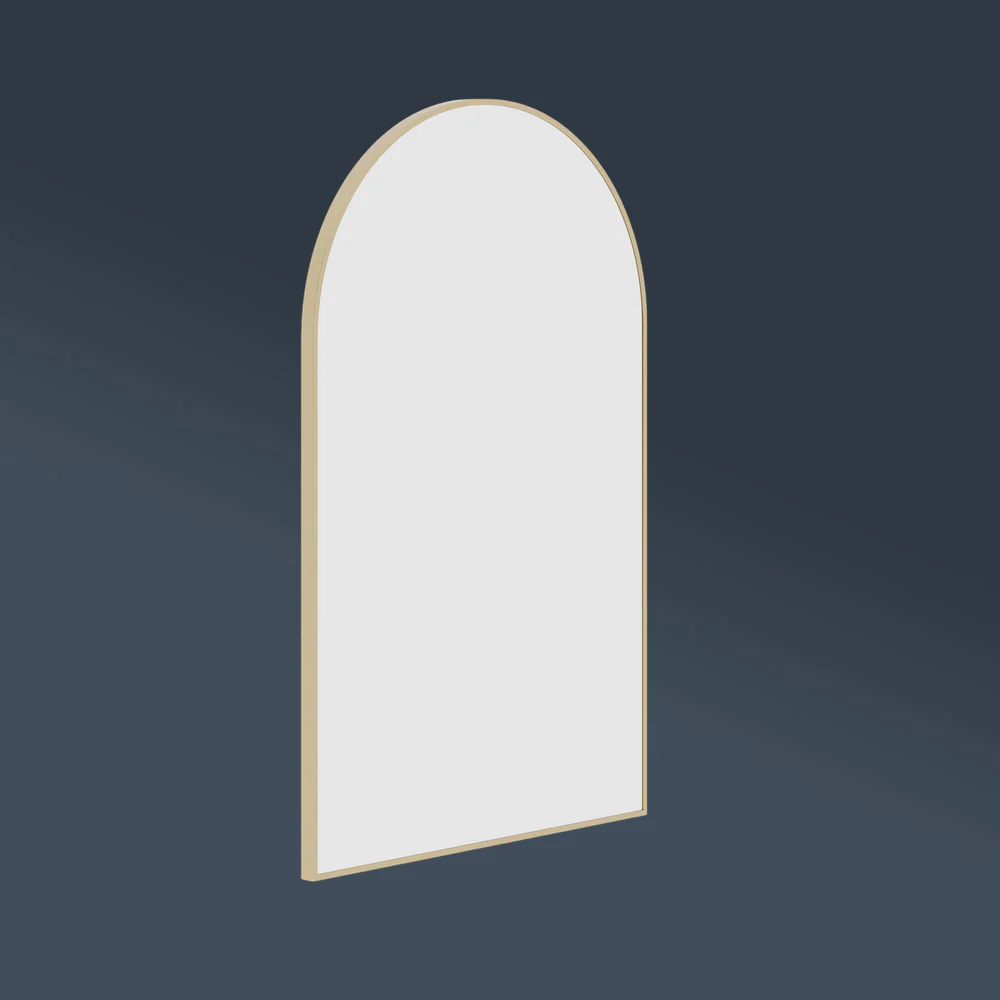 Thermogroup Ablaze Juno Arch Framed Mirror 500x800mm Gold - Image 2