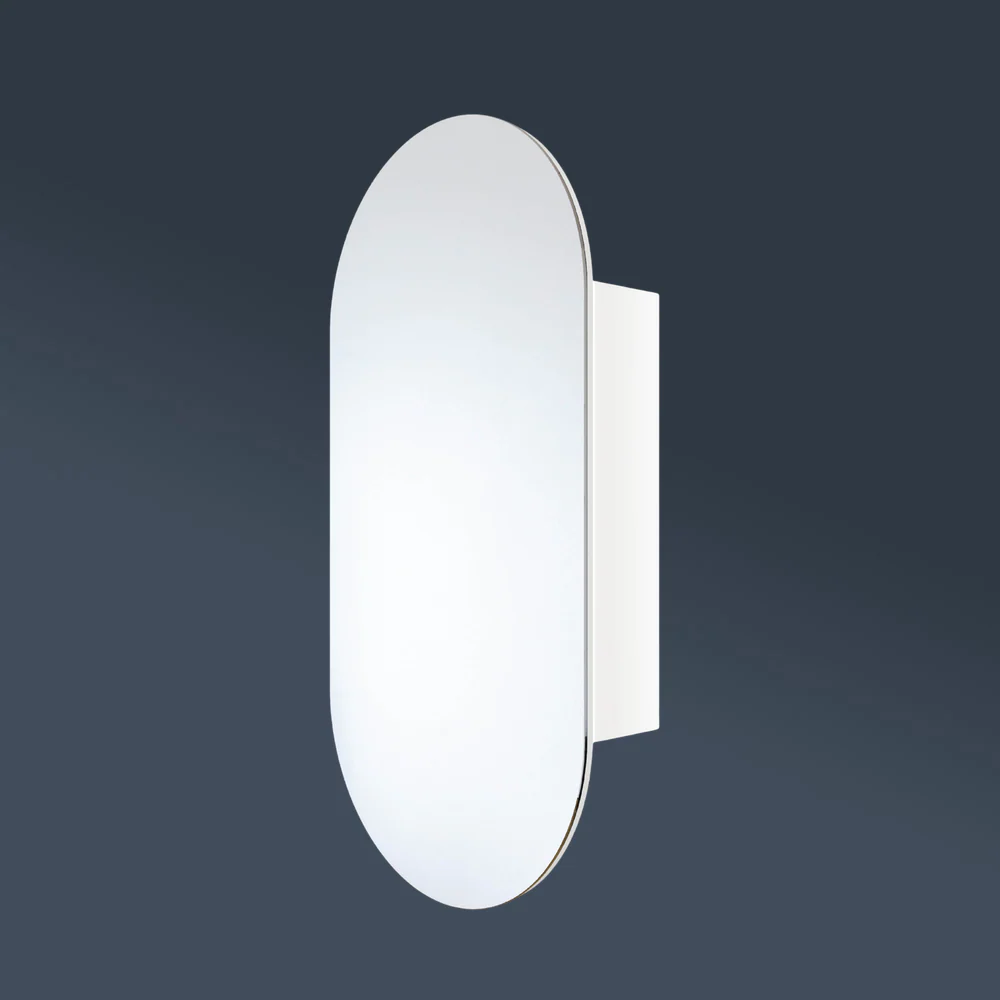 Thermogroup Ablaze Lincoln Pill Mirror Cabinet 500x1000x150mm White - Image 2
