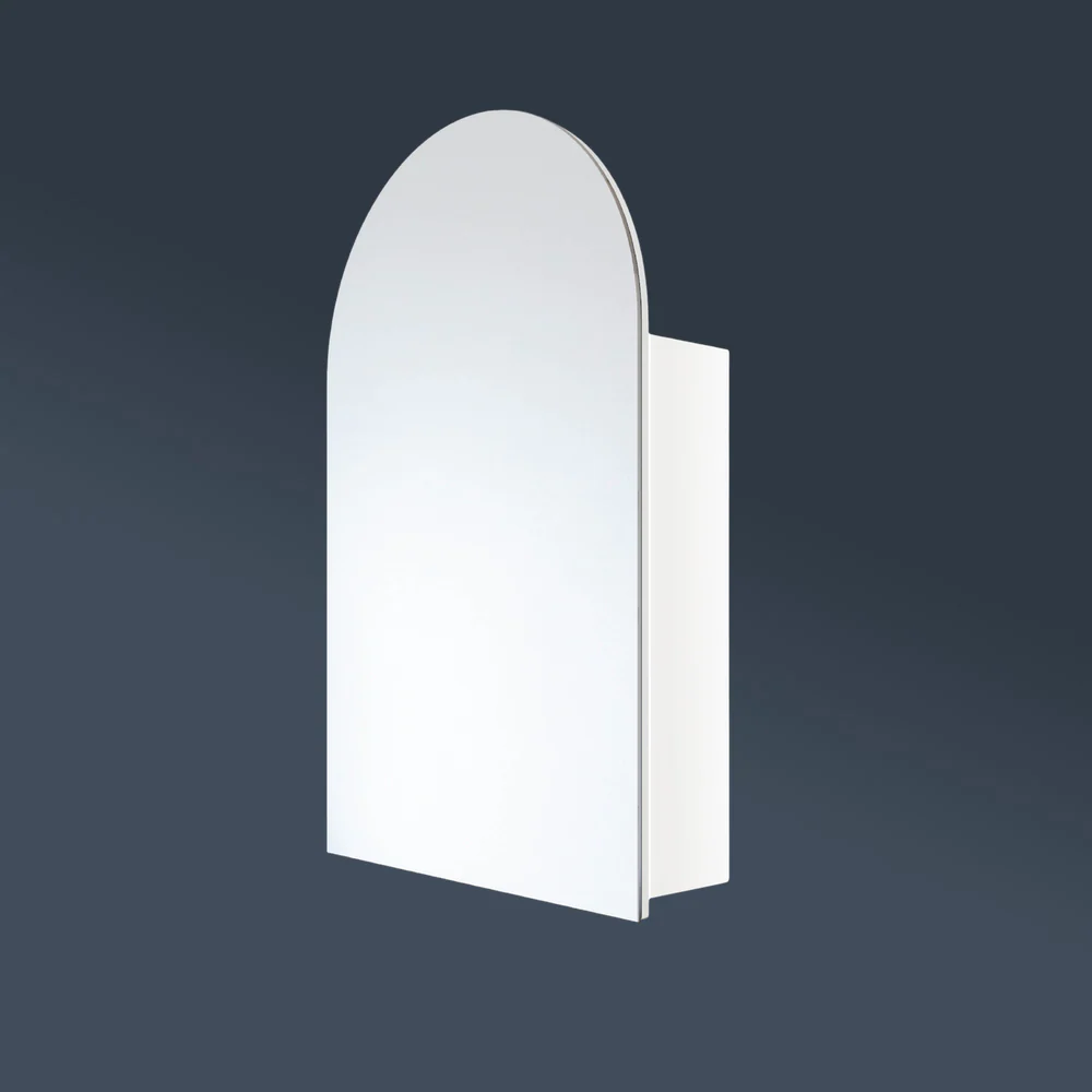Thermogroup Ablaze Vienna Arch Mirror Cabinet 500x800x150mm White - Image 2