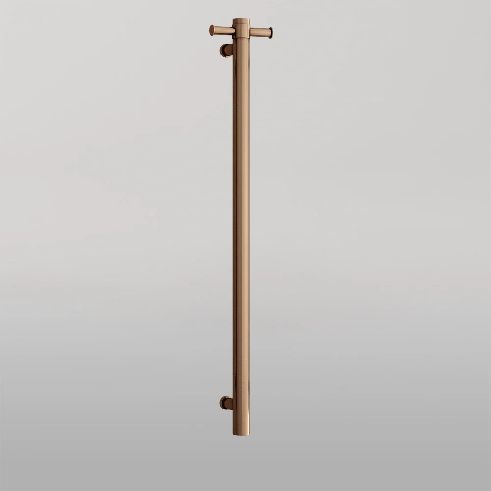 Thermogroup Brushed Bronze 240Volt Vertical Single Heated Rail Brushed Bronze PVD - Image 2