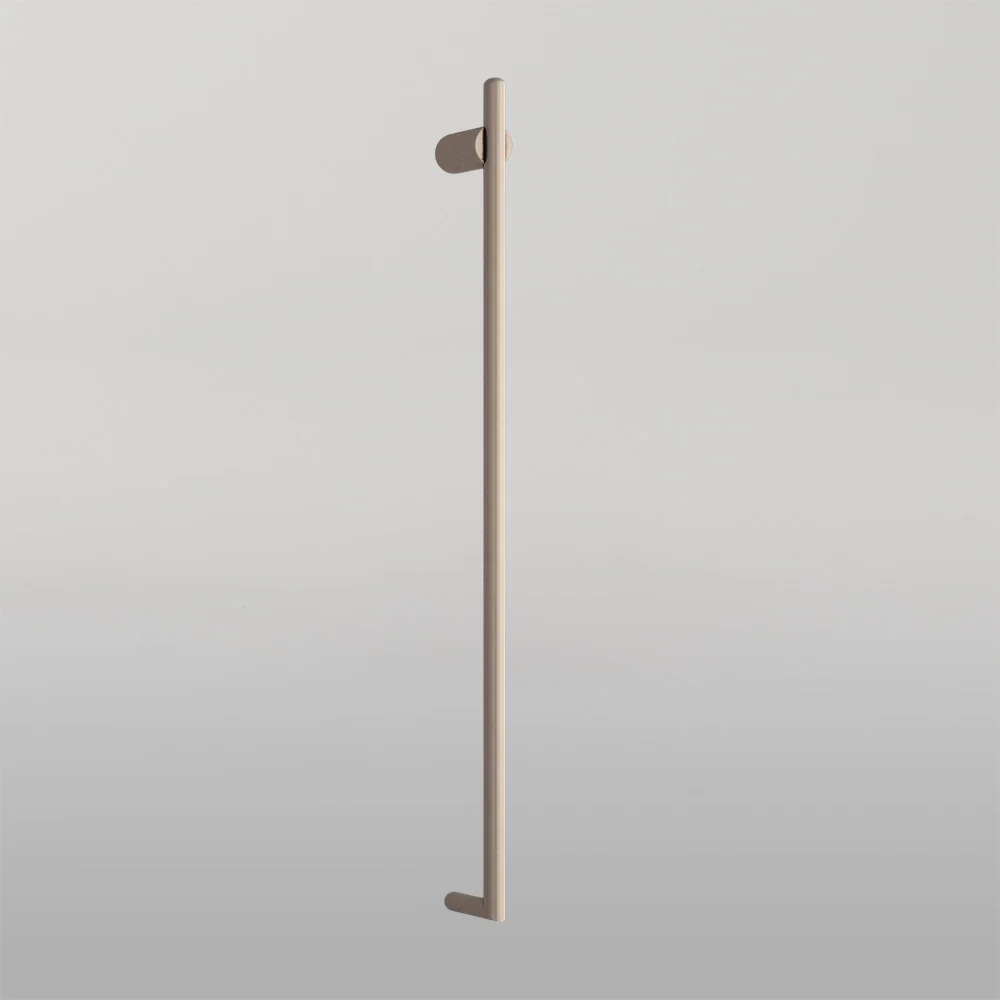 Thermogroup Brushed Nickel Vertical Heated Towel Rail Brushed Nickel PVD - Image 2