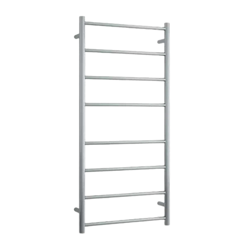 Thermogroup Brushed Straight Round Ladder Heated Towel Rail 530mm Brushed Stainless Steel - Image 3