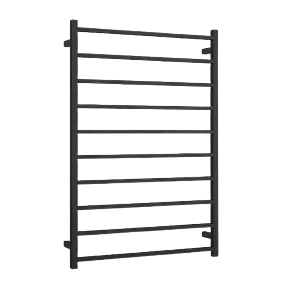 Thermogroup Square Ladder Heated Towel Rail 800mm Matte Black