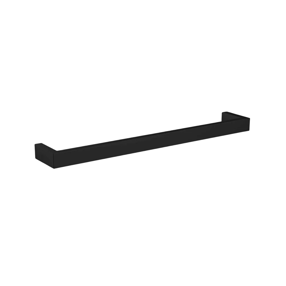 Thermogroup Square Single Bar Heated Towel Rail Matte Black - Image 3