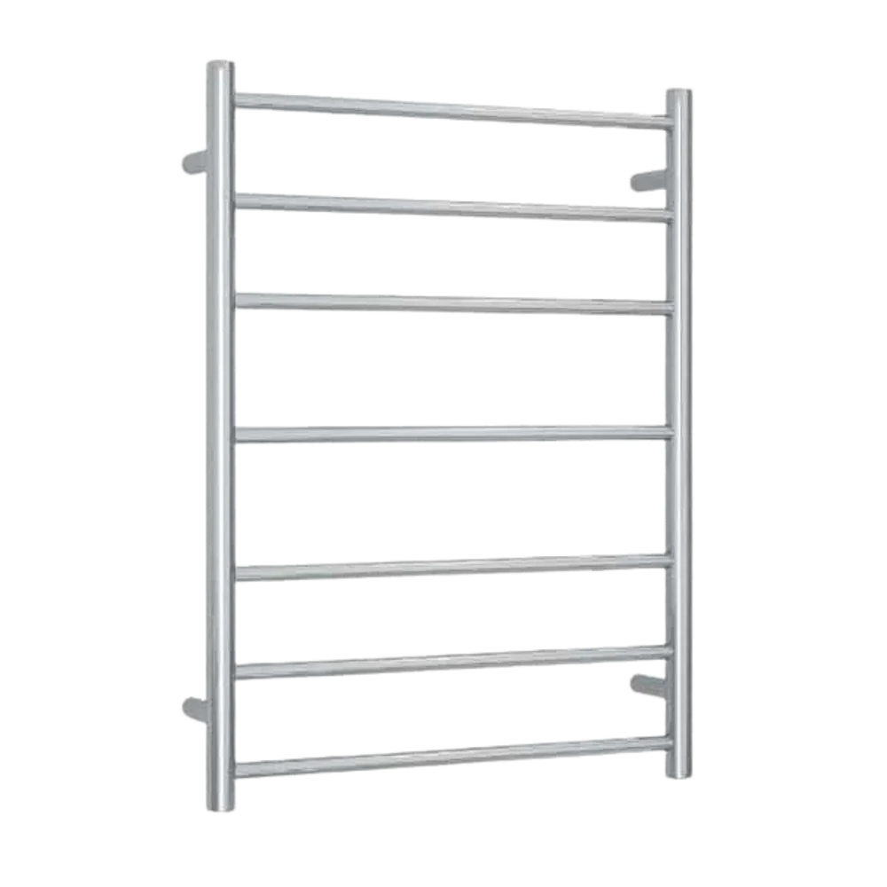 Thermogroup Straight Round Budget Ladder Heated Towel Rail 600mm Polished Stainless Steel BS44M