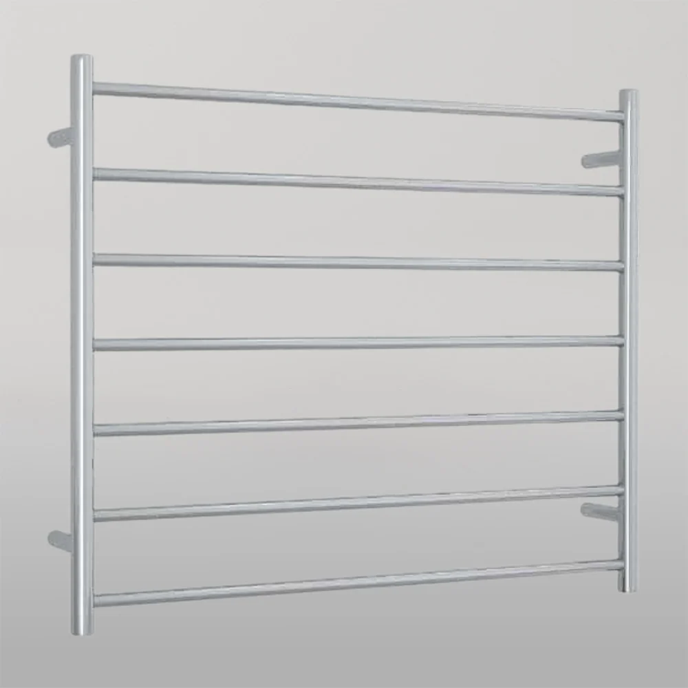 Thermogroup Straight Round Ladder Heated Towel Rail 900mm Polished Stainless Steel - Image 2