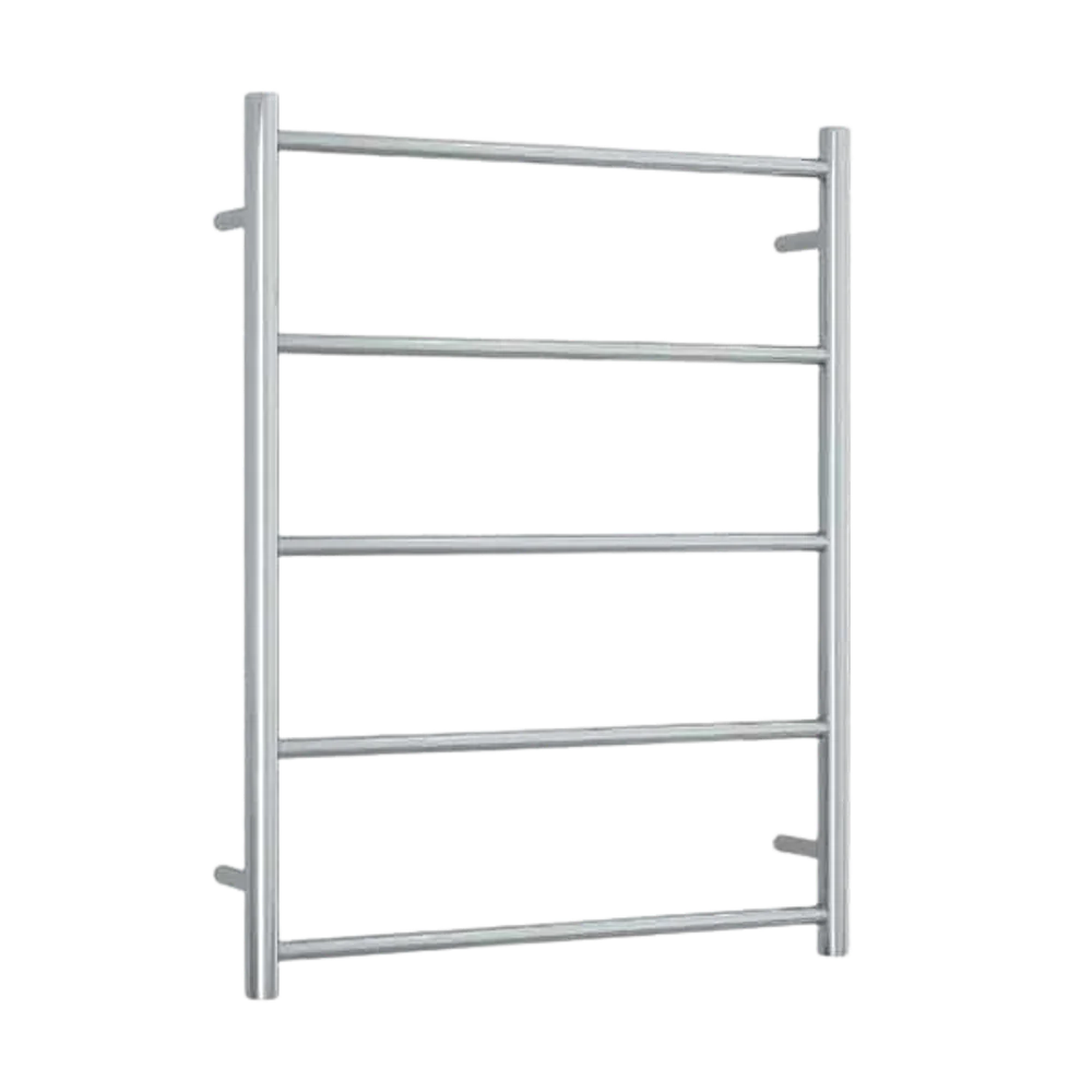 Thermogroup Straight Round Non-Heated Ladder Towel Rail Polished Stainless Steel - Image 3