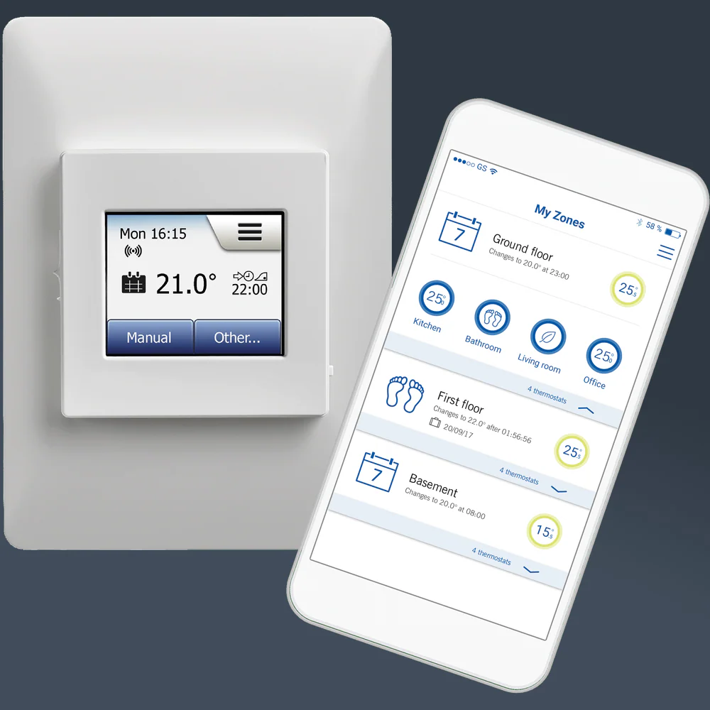 Thermogroup Thermotouch White Wi-Fi Touchscreen Thermostat 16A Max Load - Image 2