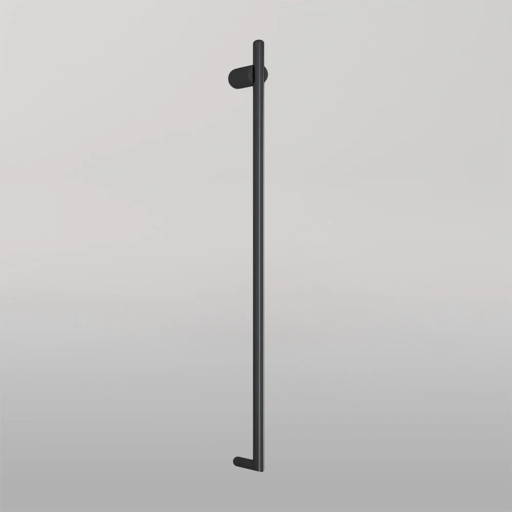 Thermogroup Vertical Heated Towel Rail Matte Black - Image 2
