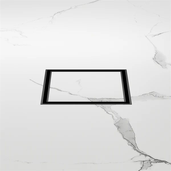 Nero Tile Insert Floor Waste 50mm Outlet Matte Black - Image 2