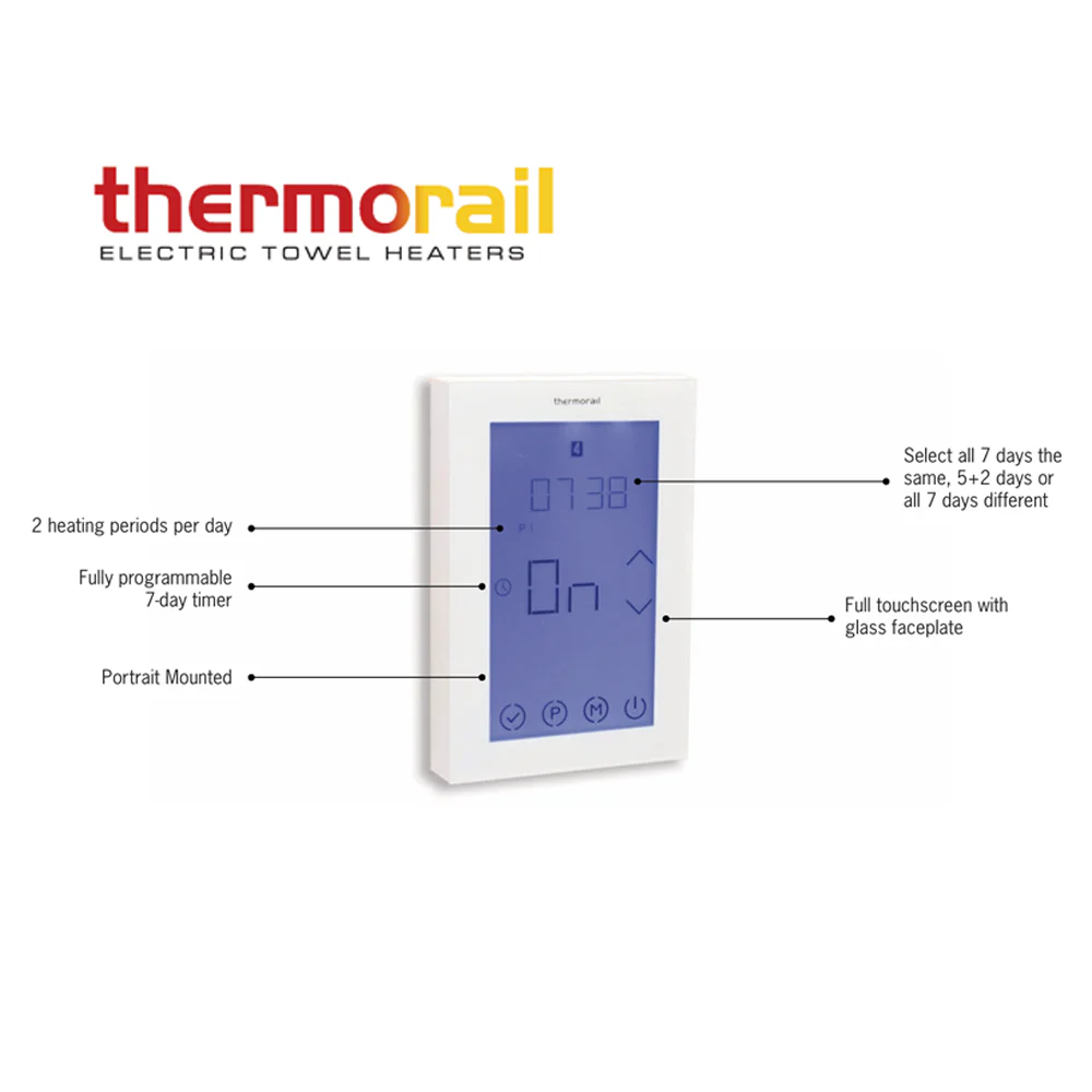 Thermogroup Touch Screen 7 Day Timer White - Image 4