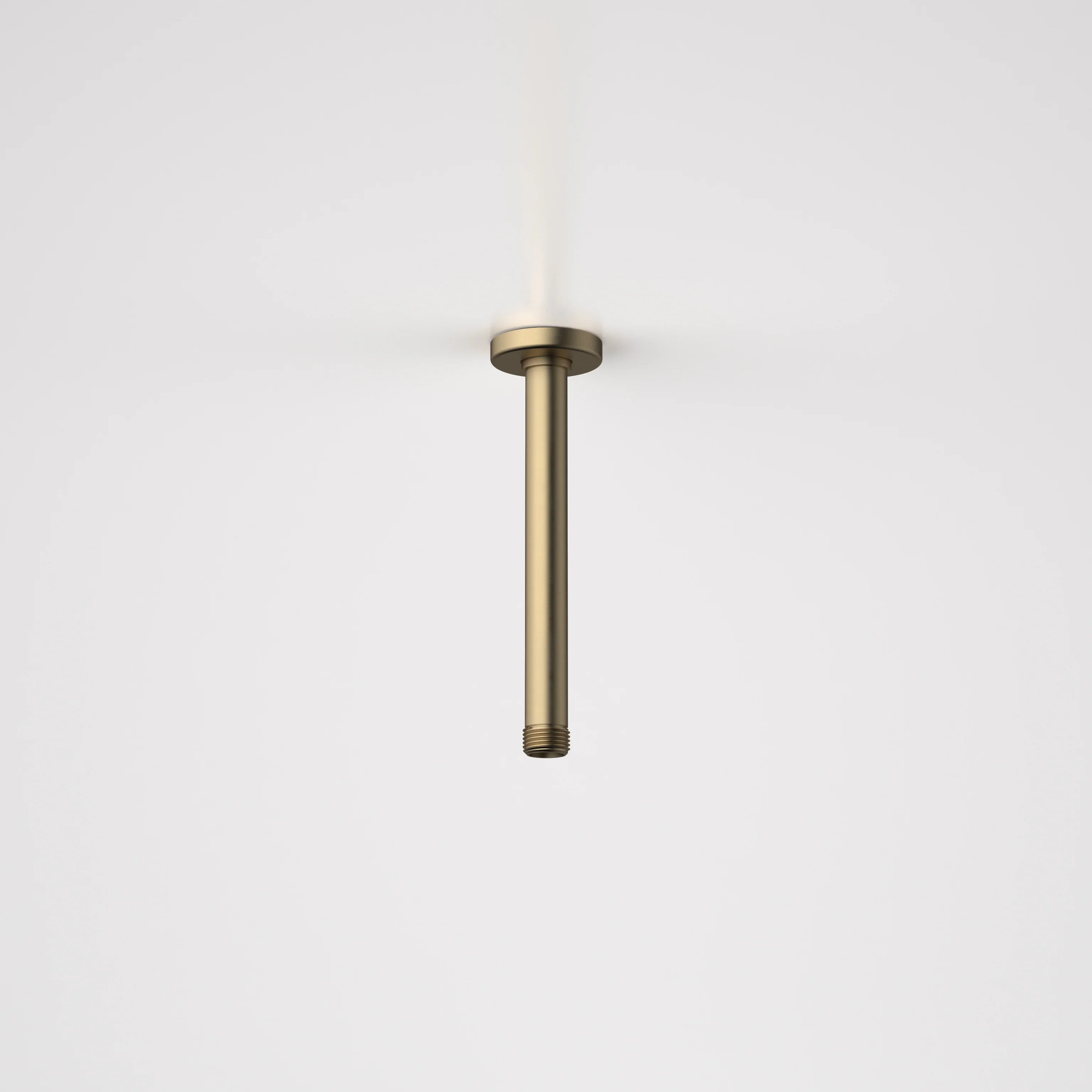Caroma Urbane II 200mm Ceiling Shower Arm Brushed Brass - Image 2