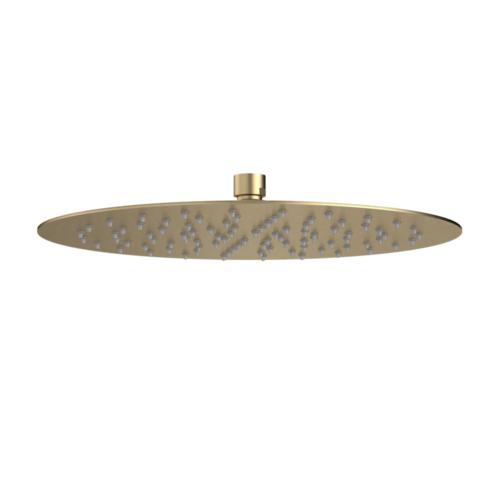 Caroma Urbane II 300mm Round Rain Shower Brushed Brass