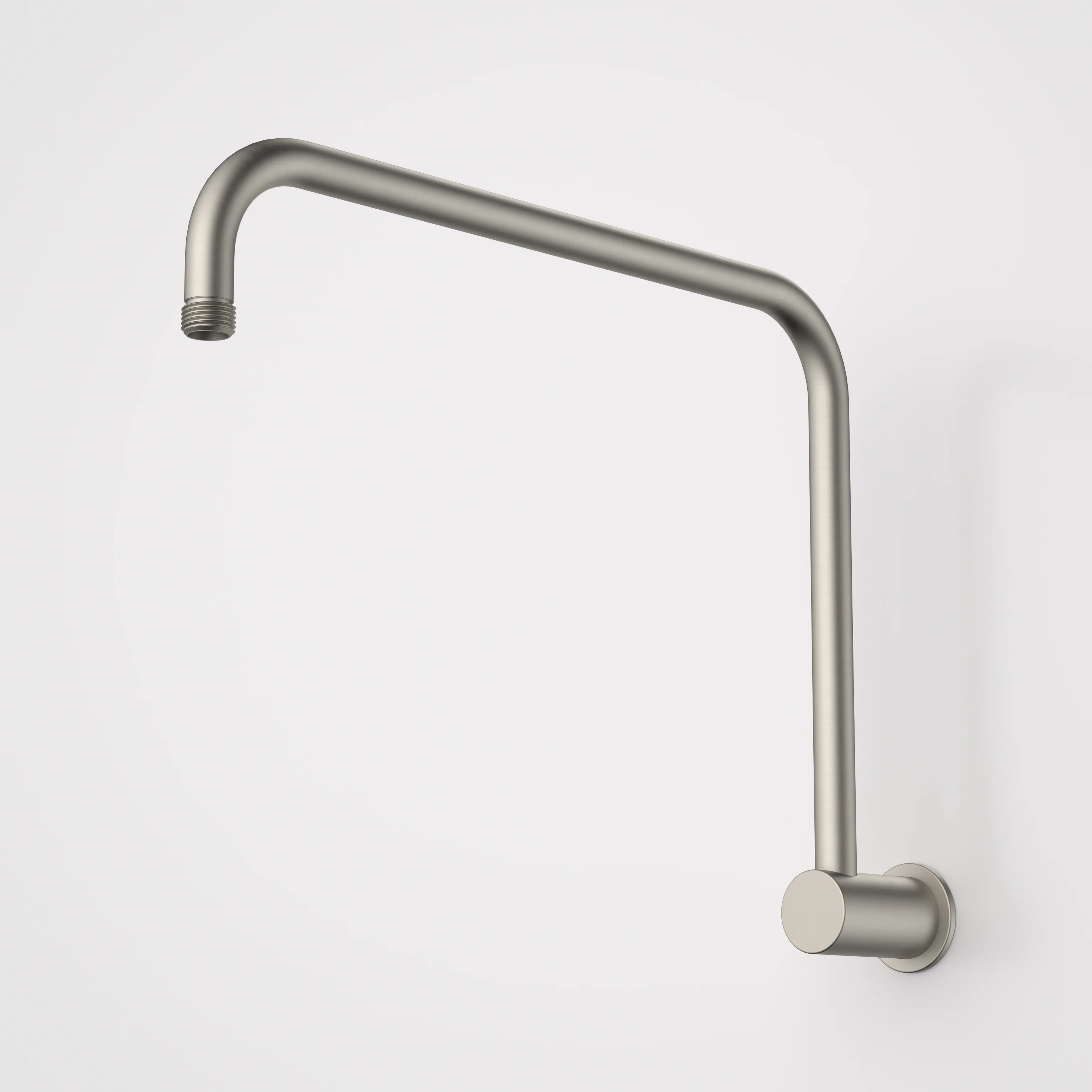 Caroma Urbane II 460mm Upswept Shower Arm Brushed Nickel - Image 2