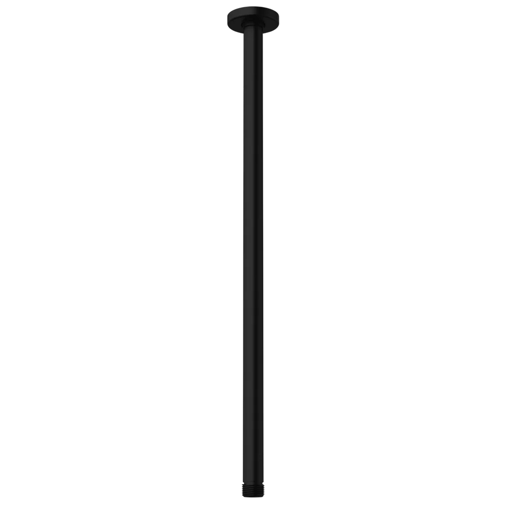 Caroma Urbane II 500mm Ceiling Shower Arm Matte Black - Image 3
