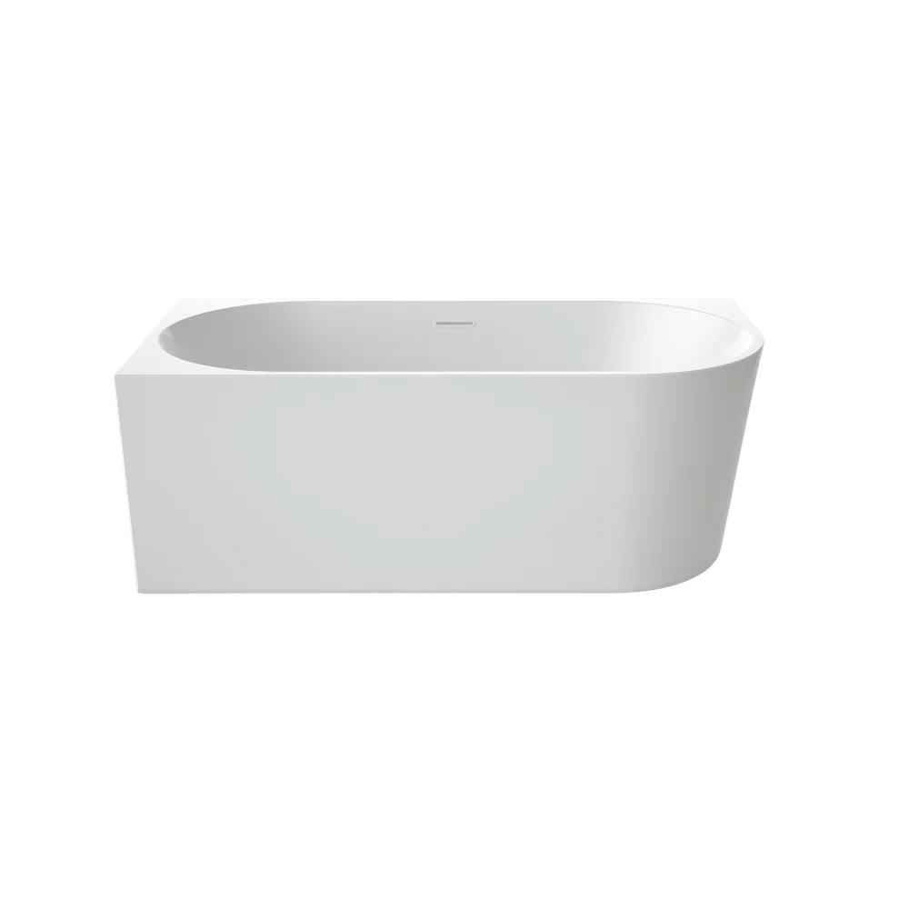 Caroma Urbane II Back To Corner Bath Left Hand Side 1500 Overflow White - Image 3