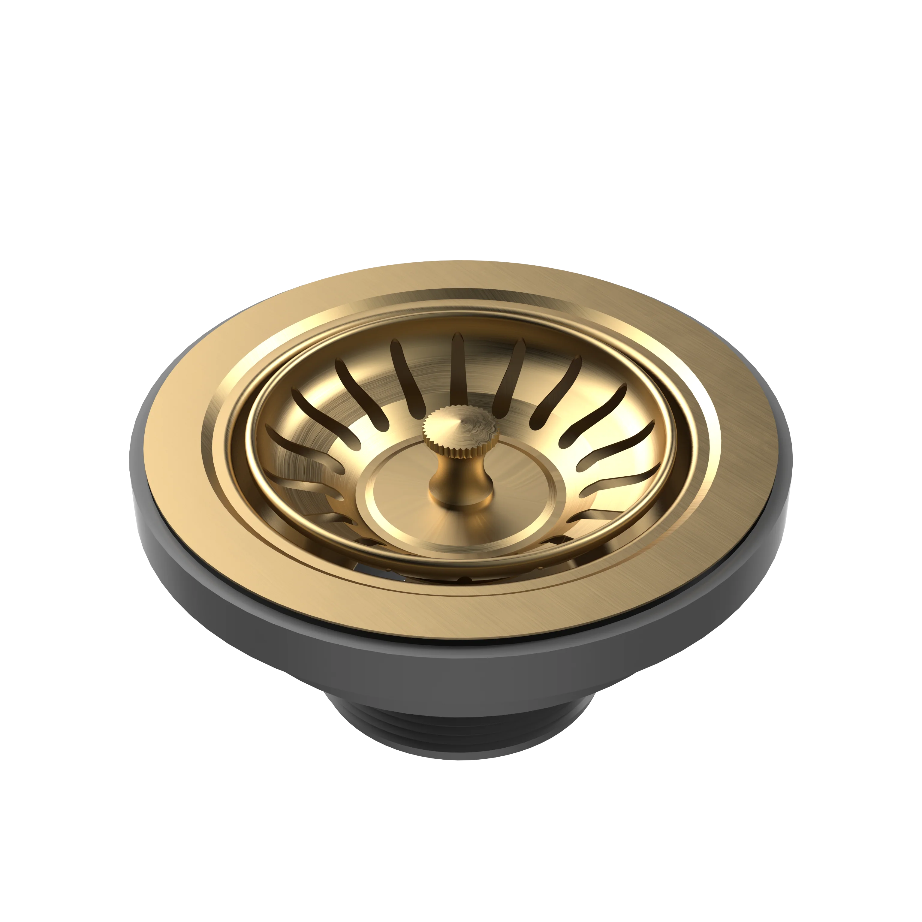 Caroma Urbane II Basket Waste Brushed Brass - Image 2