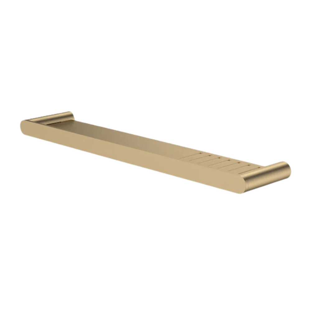 Caroma Urbane II Bathroom Shelf Brushed Brass - Image 3