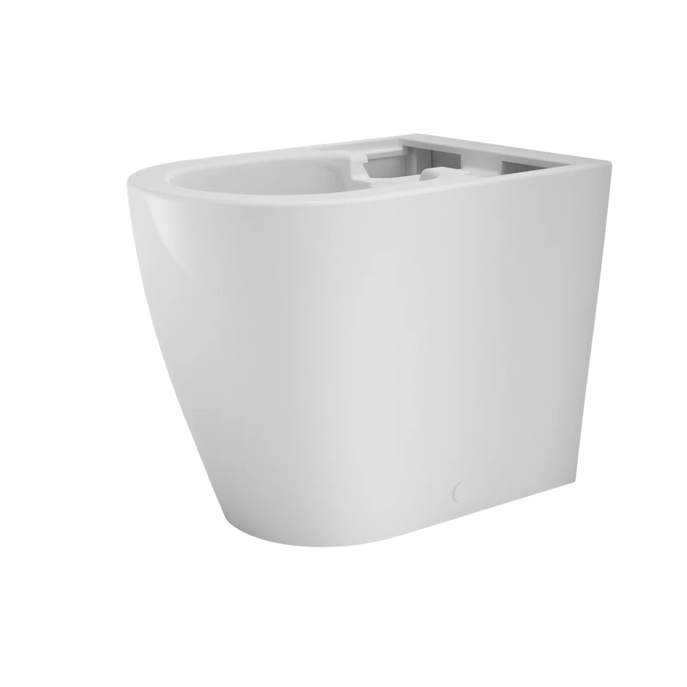 Caroma Urbane II Bidet Cleanflush Wall Faced Back Inlet Pan - Image 3