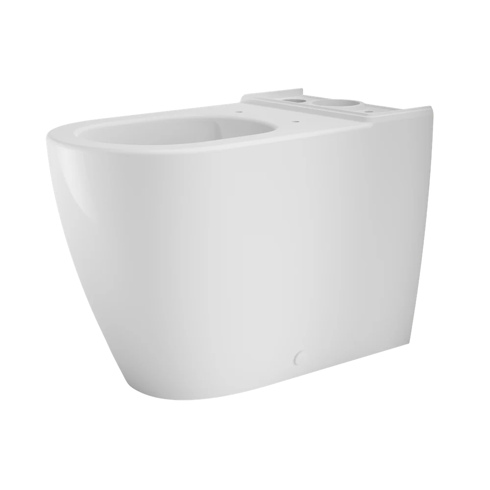 Caroma Urbane II Cleanflush Wall Faced Close Coupled Pan With GermGard Suits Back Entry Cistern White