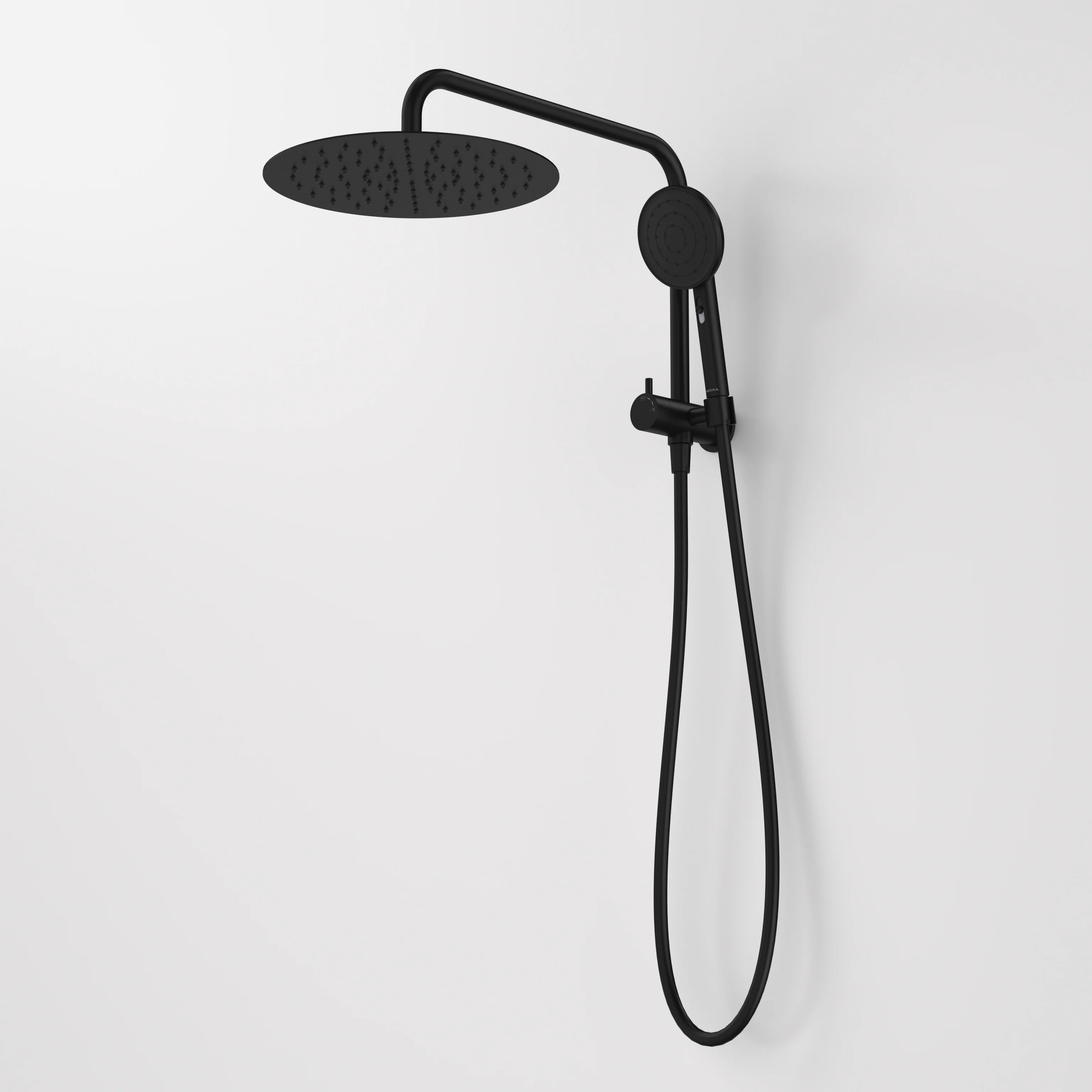 Caroma Urbane II Compact Twin Shower Matte Black - Image 2