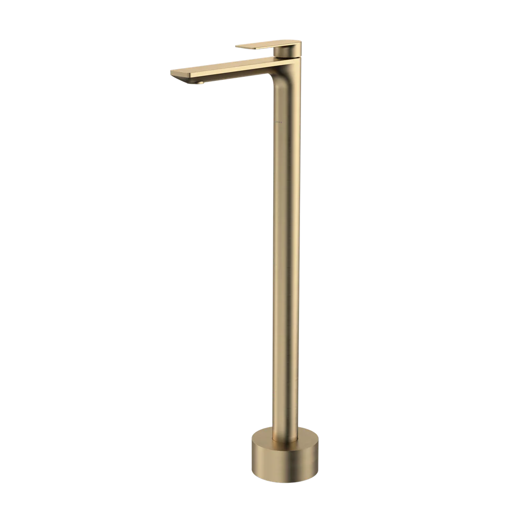 Caroma Urbane II Freestanding Bath Filler Brushed Brass - Image 3