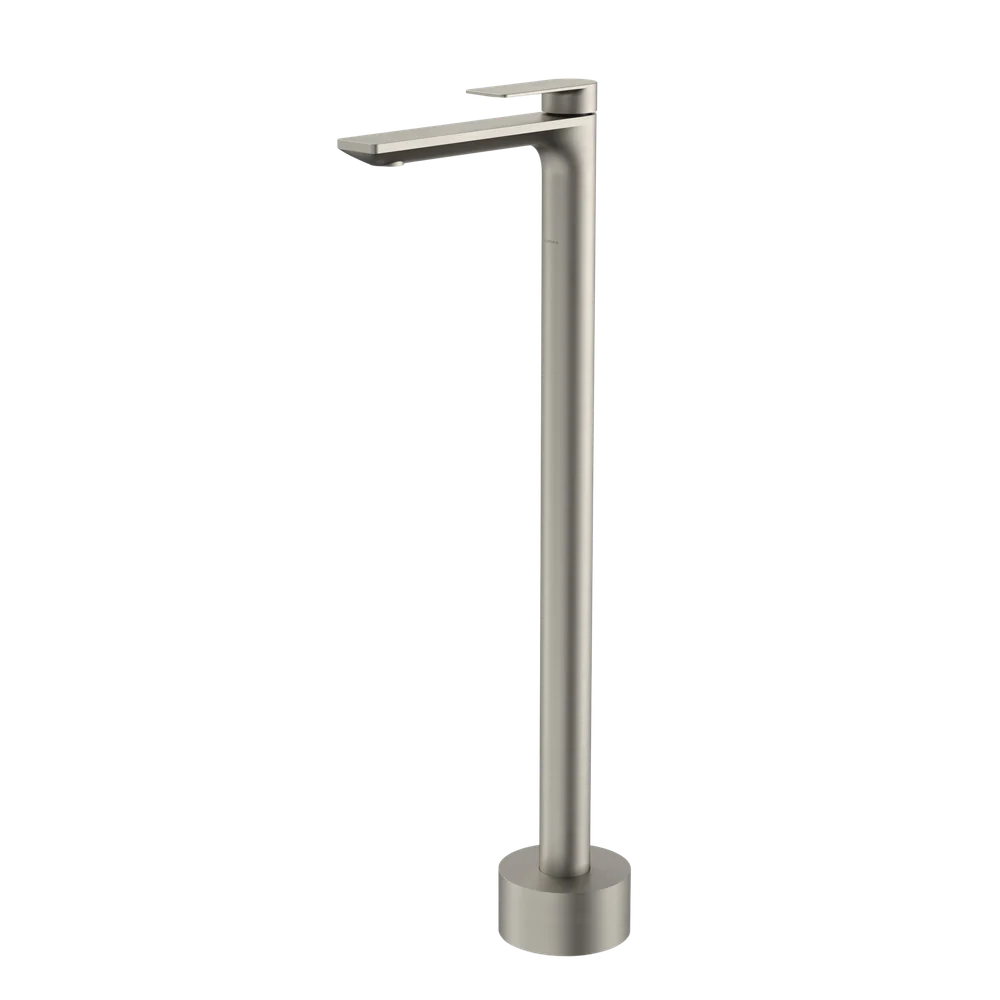 Caroma Urbane II Freestanding Bath Filler Brushed Nickel