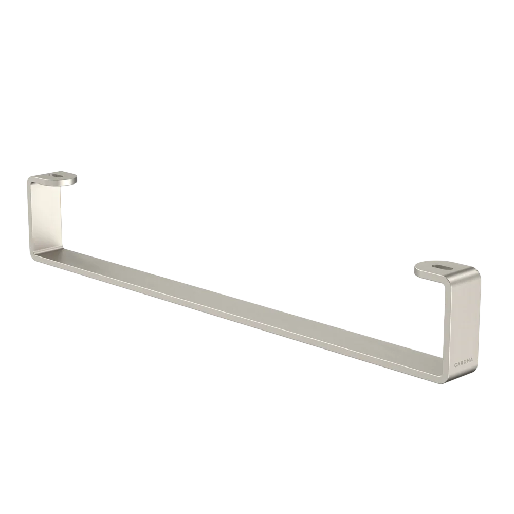 Caroma Urbane II Hand Wall Basin Integrated Rail Brushed Nickel