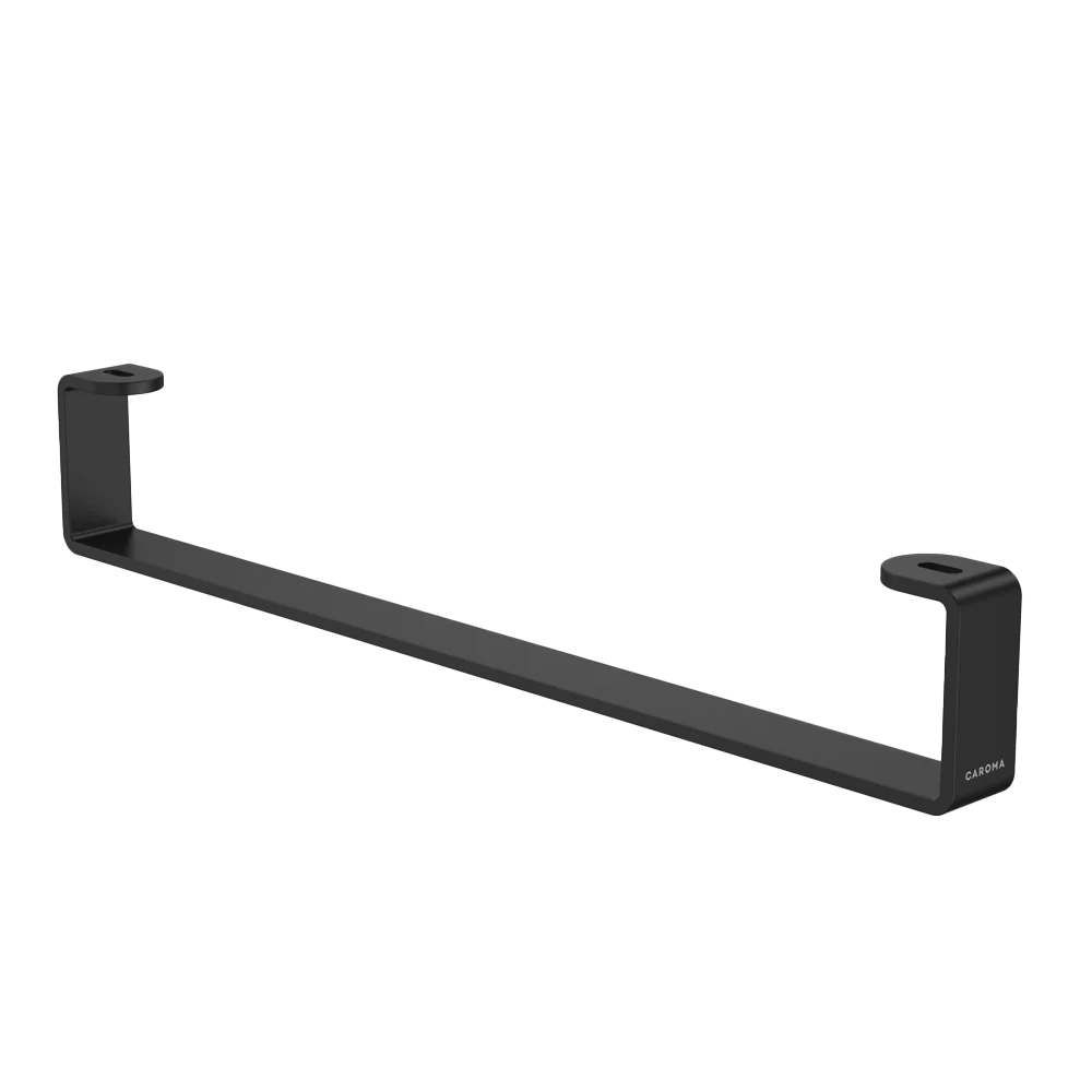 Caroma Urbane II Hand Wall Basin Integrated Rail Matte Black - Image 3