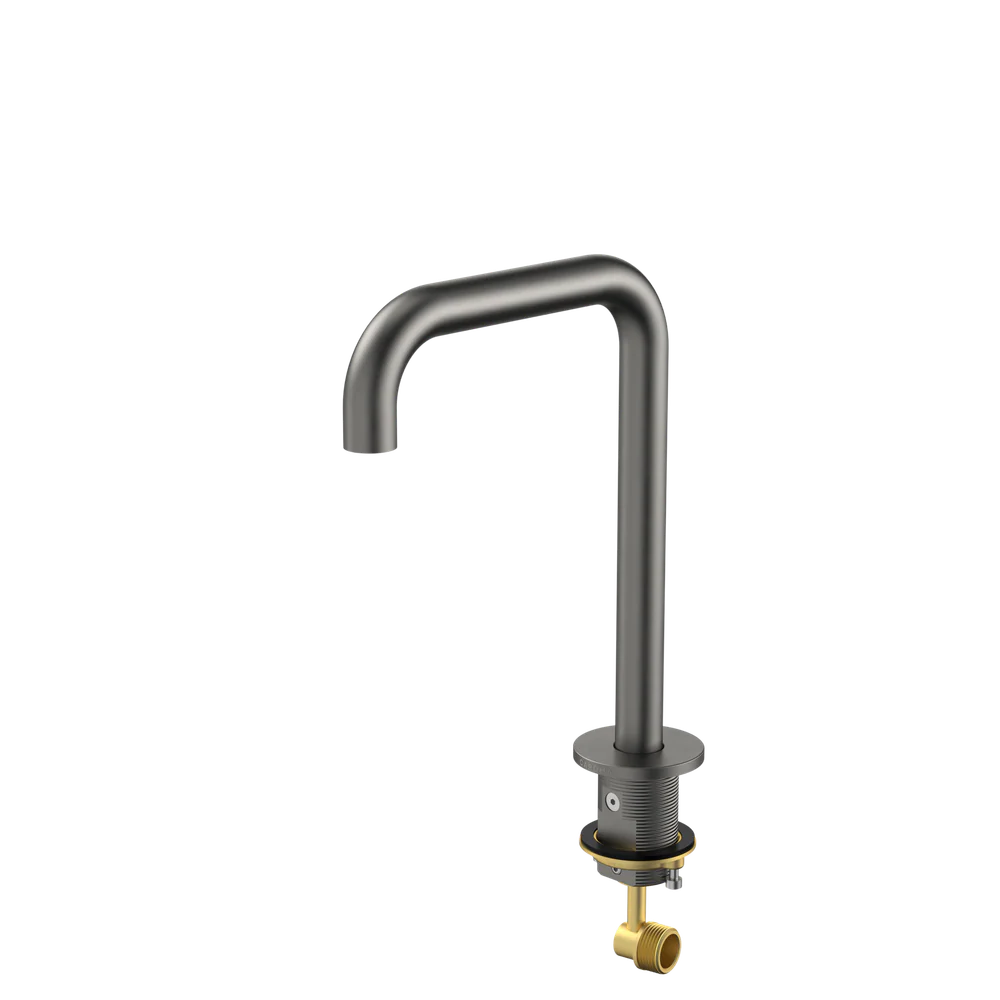 Caroma Urbane II Hob Swivel Outlet 150mm Gunmetal