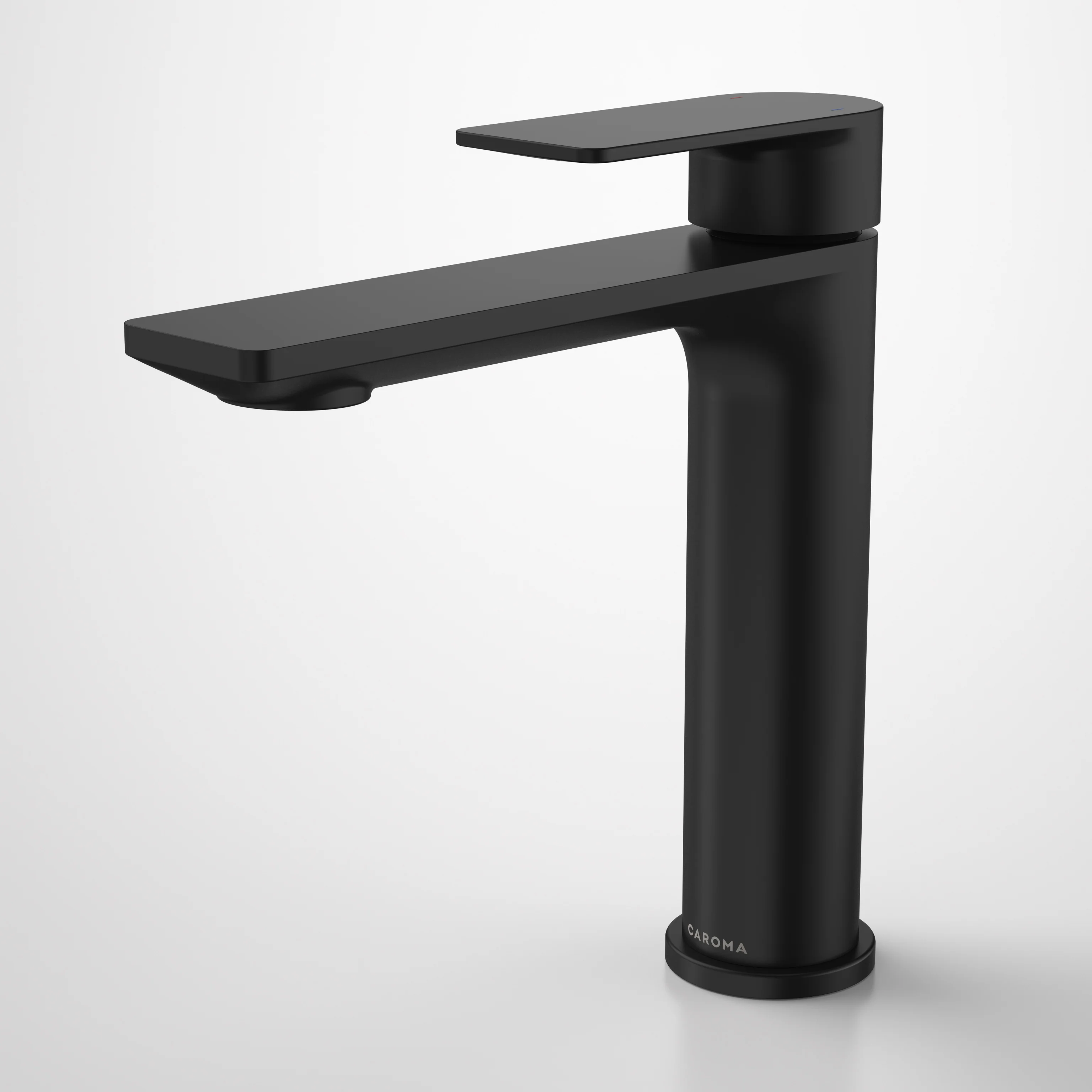 Caroma Urbane II Mid Tower Basin Mixer Lead Free Matte Black - Image 2