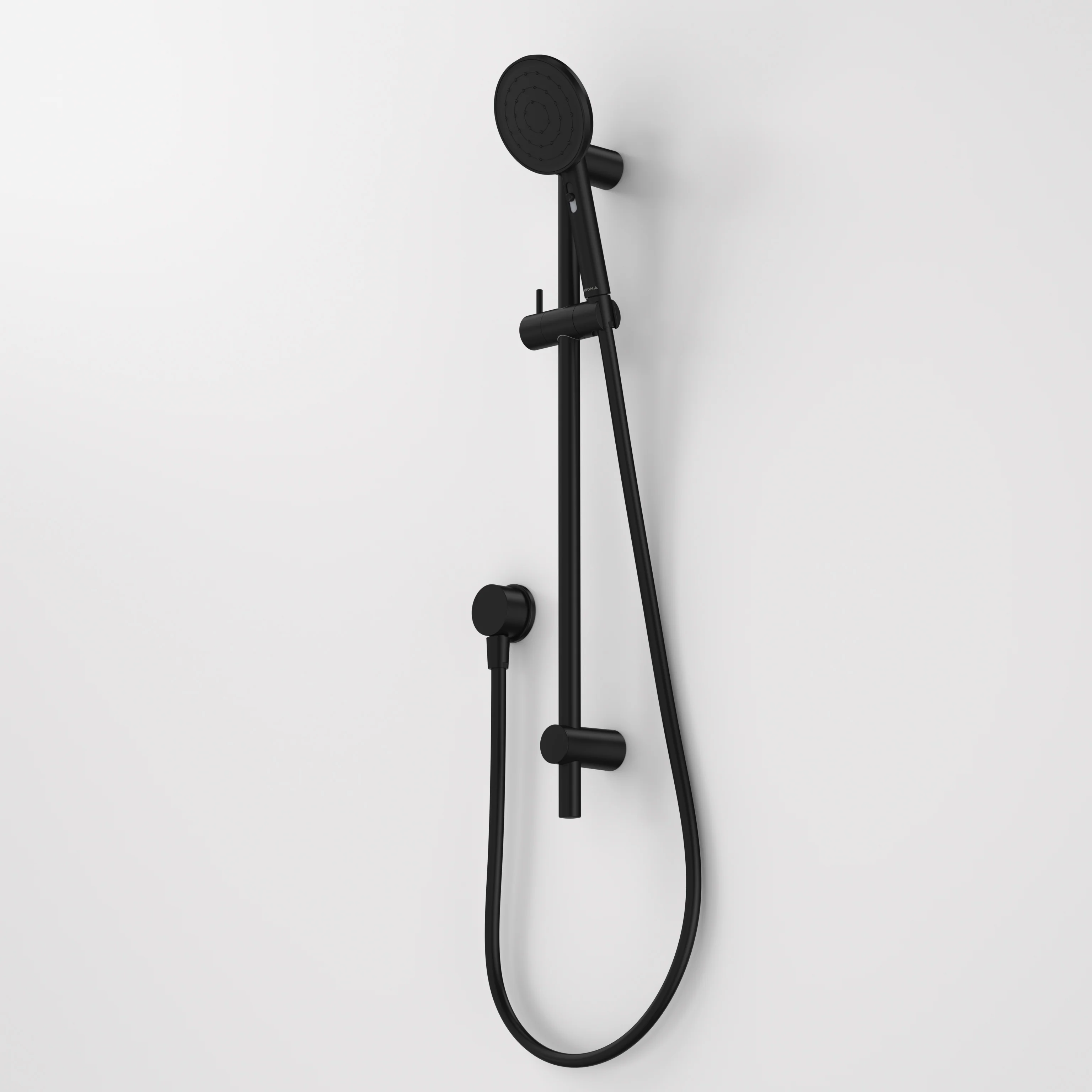 Caroma Urbane II Rail Shower Matte Black - Image 2