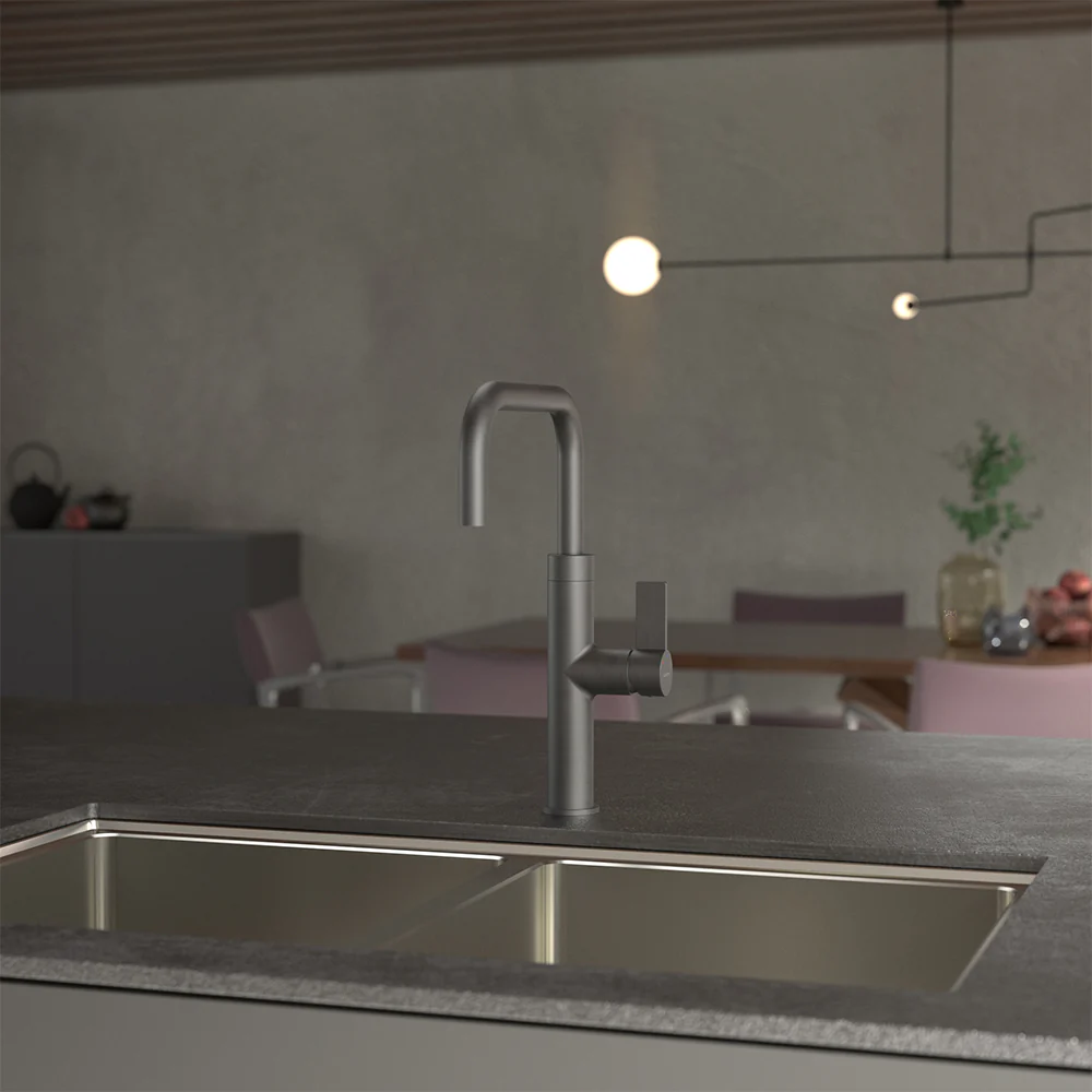 Caroma Urbane II Sink Mixer Brushed Gunmetal - Image 4