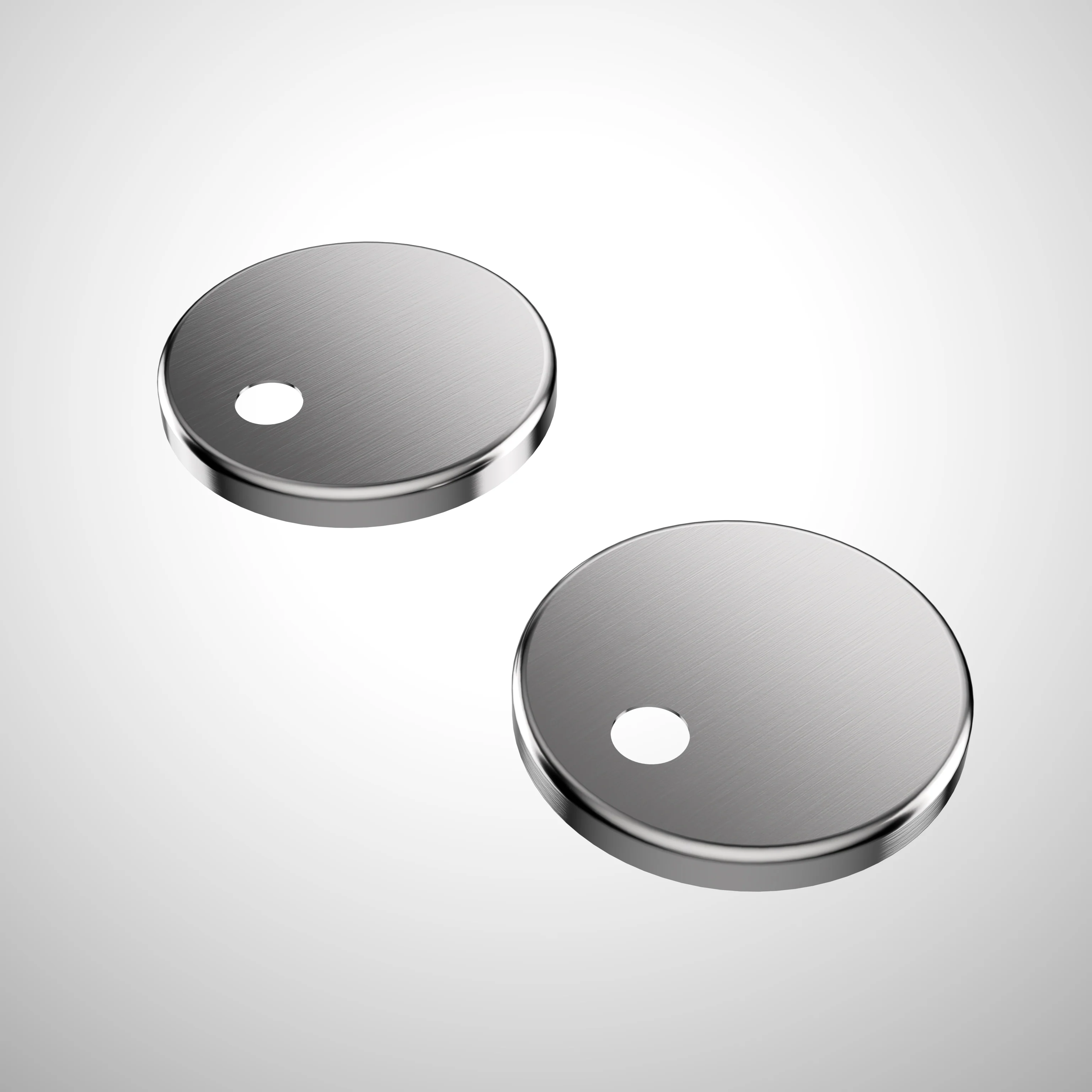 Caroma Urbane II Toilet Seat Hinge Caps Stainless Steel - Image 2