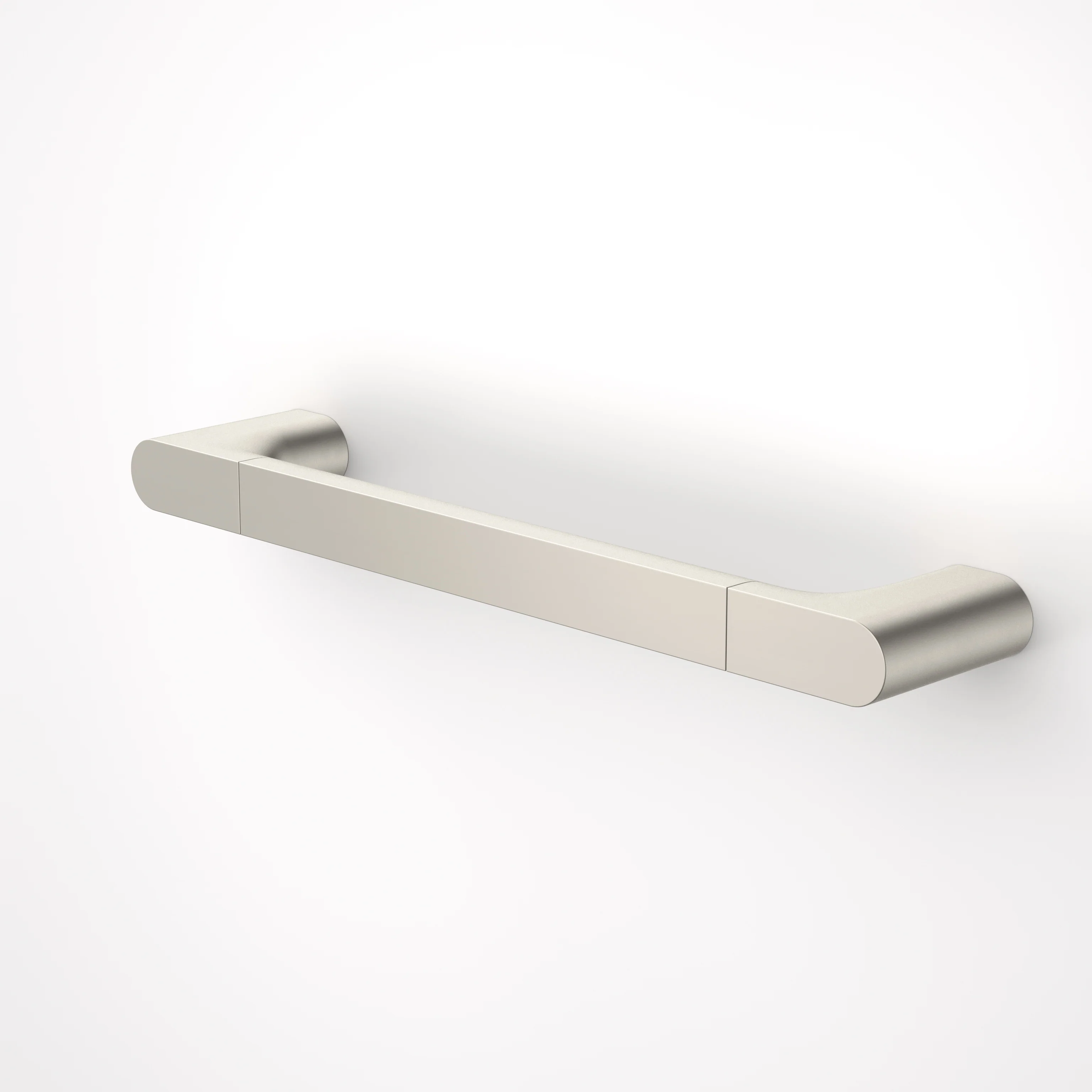 Caroma Urbane II Universal Rail Straight 400mm Brushed Nickel - Image 2