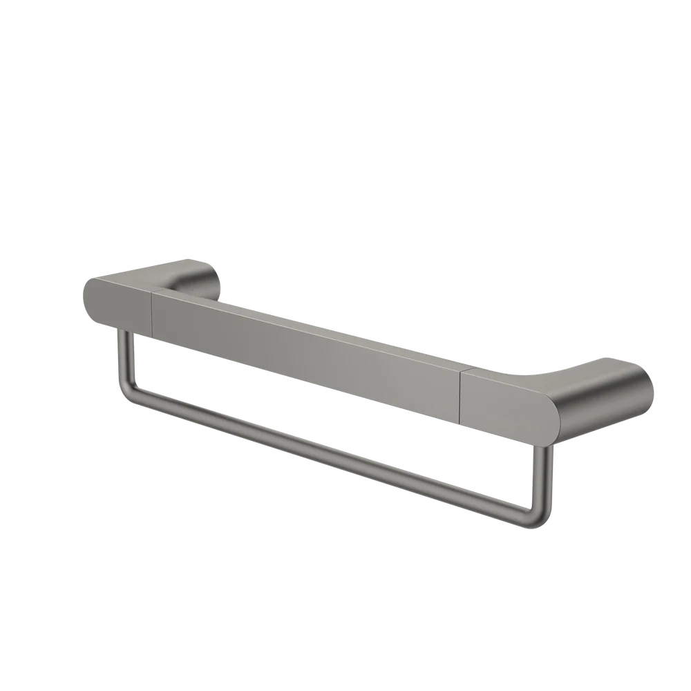 Caroma Urbane II Universal Towel Rail 400mm Set Gunmetal