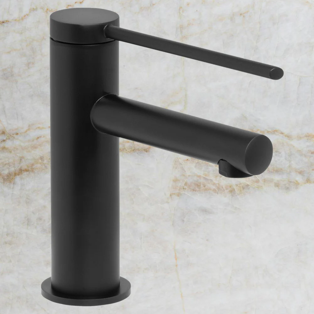 Johnson Suisse Venezia Care Extended Lever Basin Mixer Matte Black CLEARANCE - Image 2
