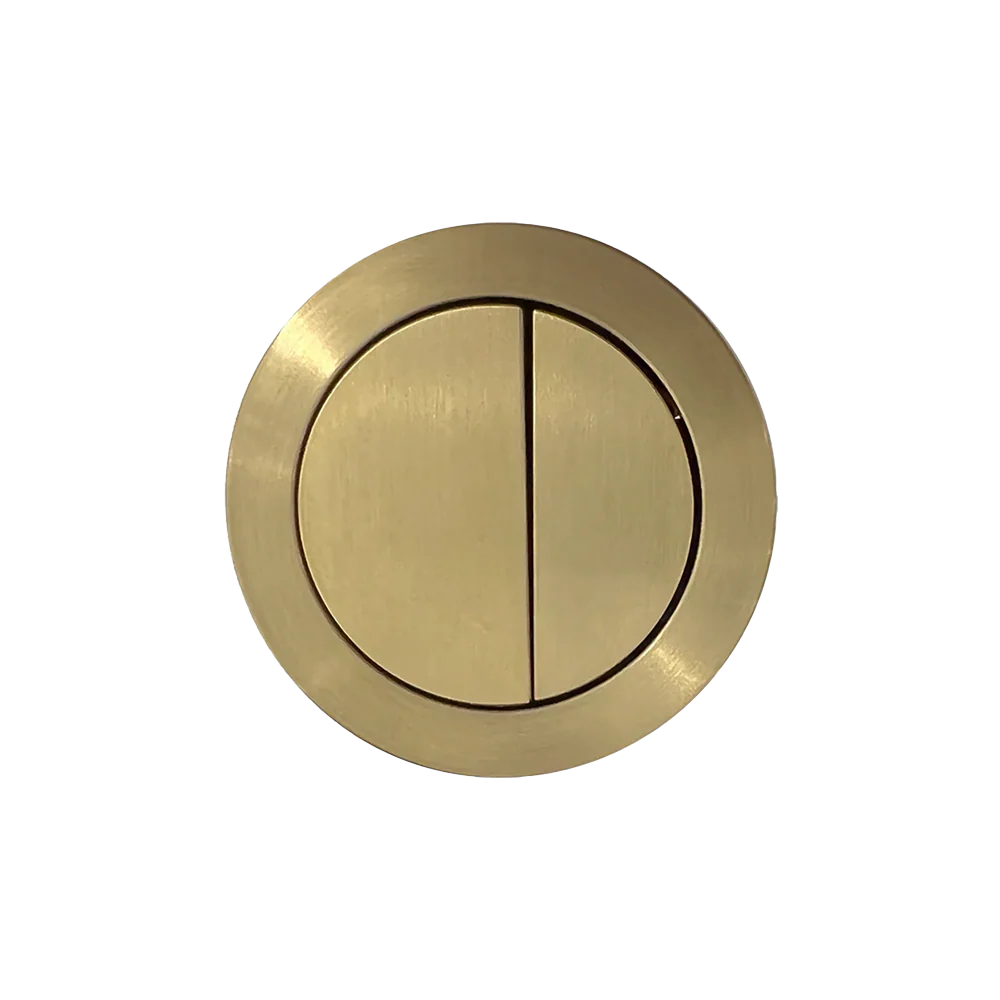 Johnson Suisse Venezia Flush Button 48mm Brushed Brass - Image 3