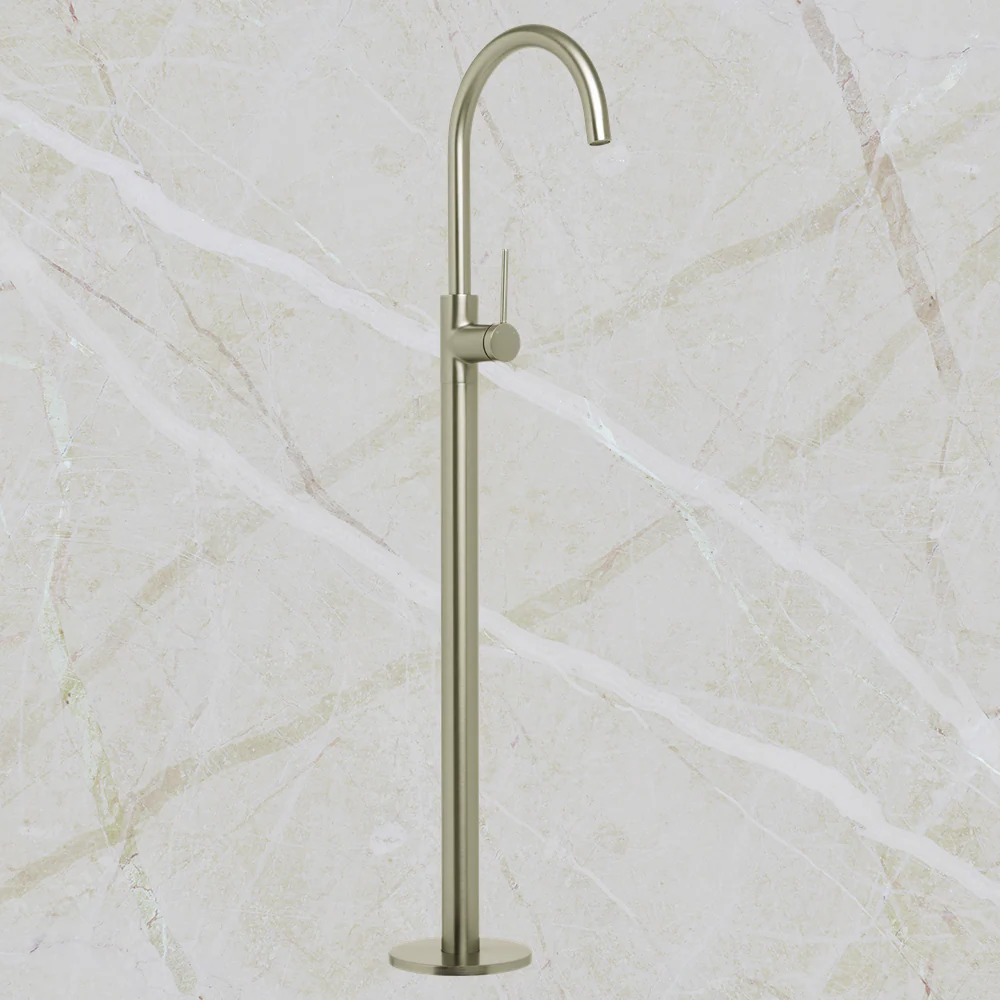 Johnson Suisse Venezia Freestanding Bath Filler Brushed Nickel - Image 2