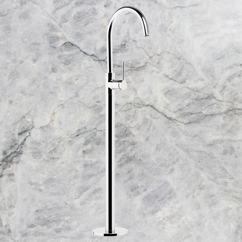 Johnson Suisse Venezia Freestanding Bath Filler Chrome - Image 2